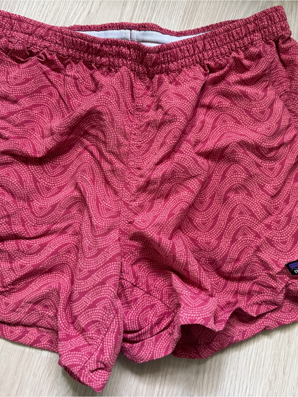 Women’s Patagonia Pink Wave Athletic Baggies Shorts
